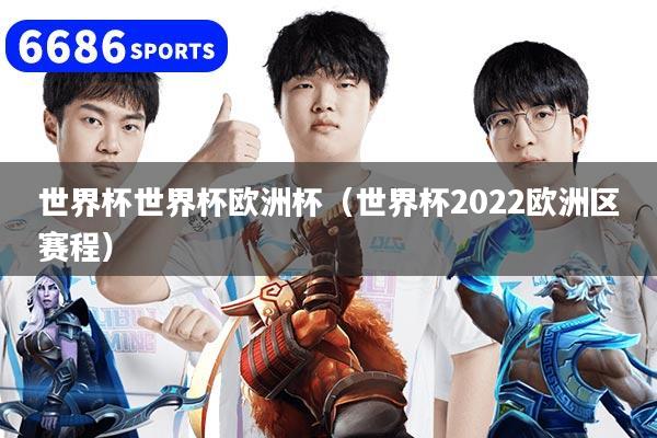 世界杯世界杯欧洲杯（世界杯2022欧洲区赛程）